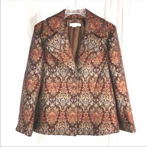 Gorgeous Iridescent Copper Shimmer Blazer, size 12
